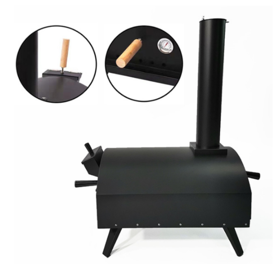 Picture of 13" Pizza Oven Wood with Turn Over Door | Bio Fan