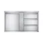 Picture of 42" X 24" Large Single Door & Triple Drawer