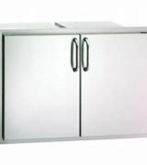 Picture of Double Doors with Trash  Tray & Dual Drawers | 33930S-12 | FireMagic Grills