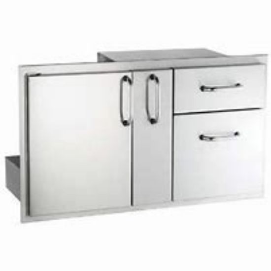 Picture of Access Door with Platter Storage & Double Drawer | 33816S | FireMagic Grills