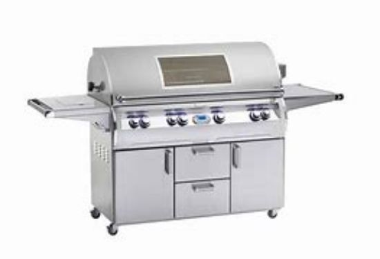 Picture of Echelon Portable Grill with Digital Thermometer & Flush Mounted Single Side Burner | E1060S-8E1N-62-W | FireMagic Grills