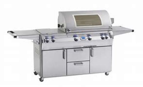 Picture of Echelon Portable Grill with Digital Thermometer & Double Side Burner | E790S-8E1N-71-W | FireMagic Grills