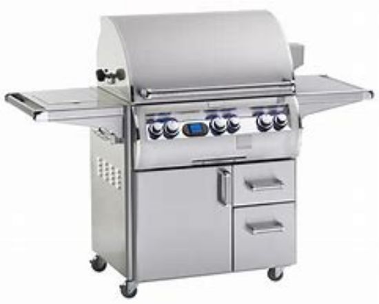 Picture of Echelon Portable Grill with Digital Thermometer & Flush Mounted Single Side Burner | E790S-8E1N-62 | FireMagic Grills