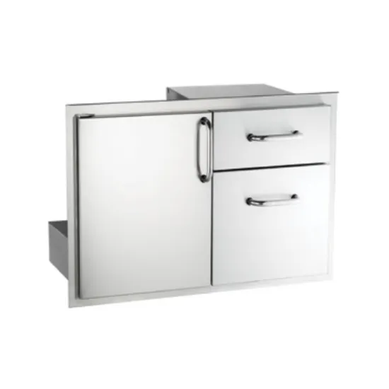 Picture of Door with Double Drawer | FireMagic Grills